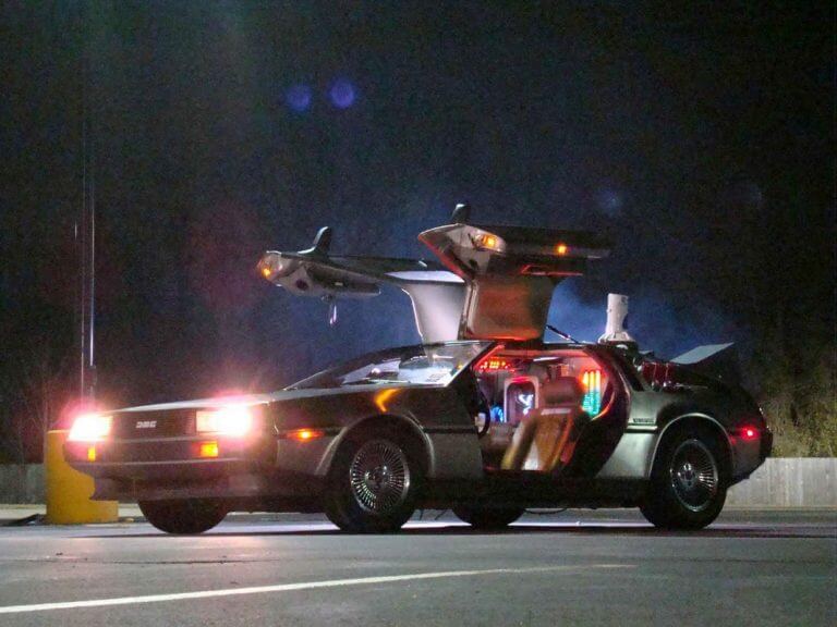 The DeLorean DMC-12 from Back to the Future